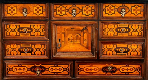 Cabinet à monnaies Louis XIV